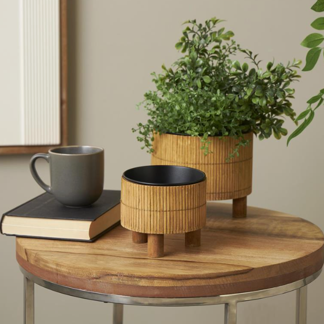plant pots made of bamboo Handmade Bamboo Planter – The Feathered Farmhouse