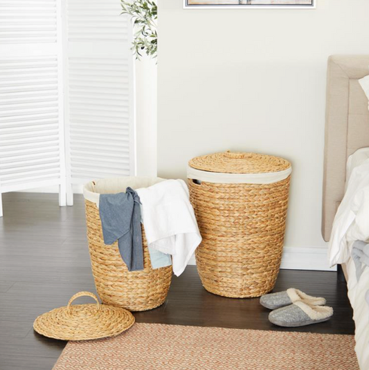 Seagrass Baskets w/ Liner, The Feathered Farmhouse