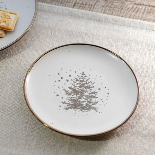 Metallic Tree Plate