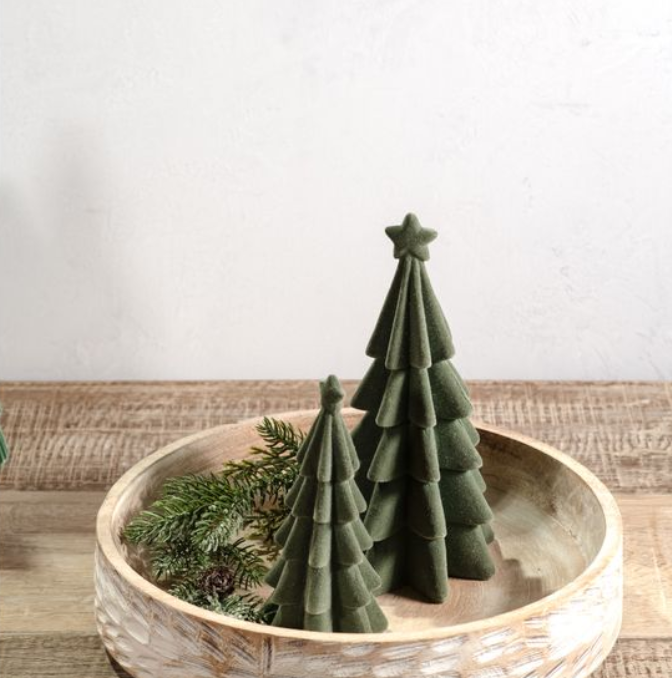 Green Velvet Trees, Feathered Farmhouse