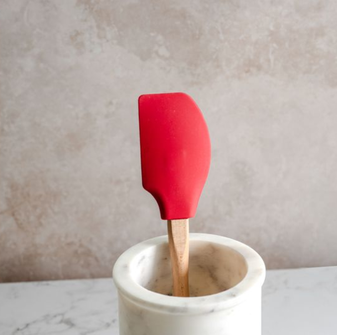 Red Tartan Spatula, Feathered Farmhouse