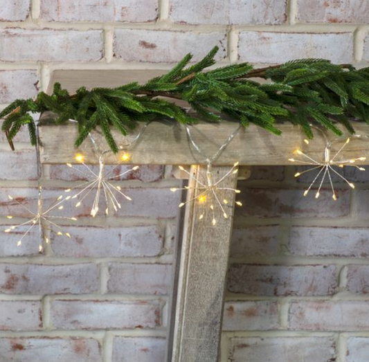 String Burst LED Lights, Feathered Farmhouse