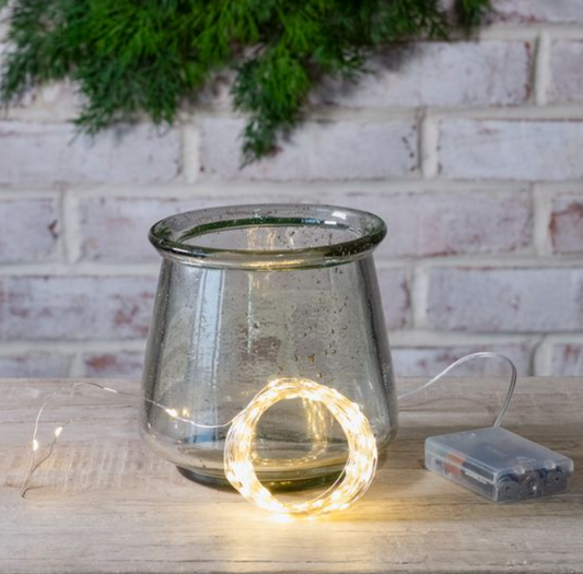 Warm White LED Wire Lights, Feathered Farmhouse