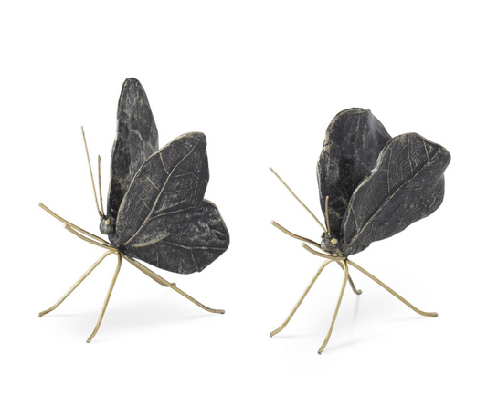 Black + Gold Butterflies, Feathered Farmhouse