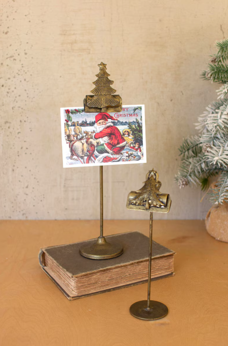Christmas Tree Card Clips, Feathered Farmhouse