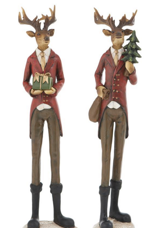 Reindeer in Suit, Feathered Farmhouse