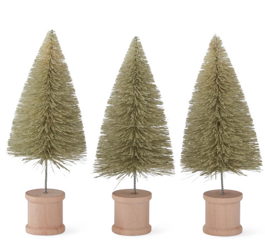 Green Bottle Brush Tree, Feathered Farmhouse