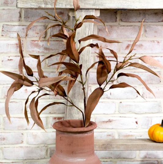 Light Brown Leaf Pick, Feathered Farmhouse