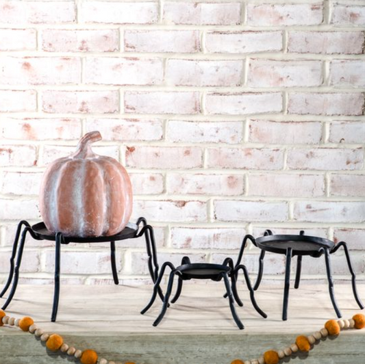 Black Spider Stand, Feathered Farmhouse