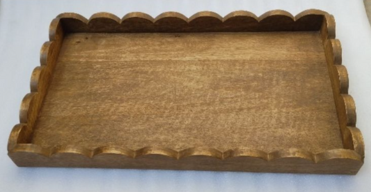 Mango Wood Tray, Feathered Farmhouse