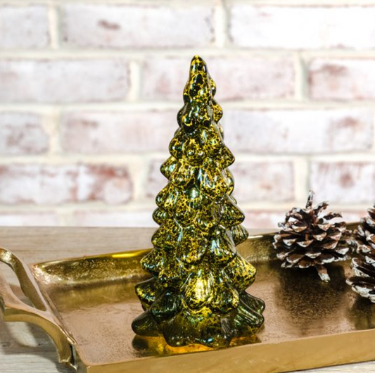 Evergreen LED Tree, Feathered Farmhouse