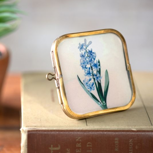 Antique Brass Photo Frame, Feathered Farmhouse