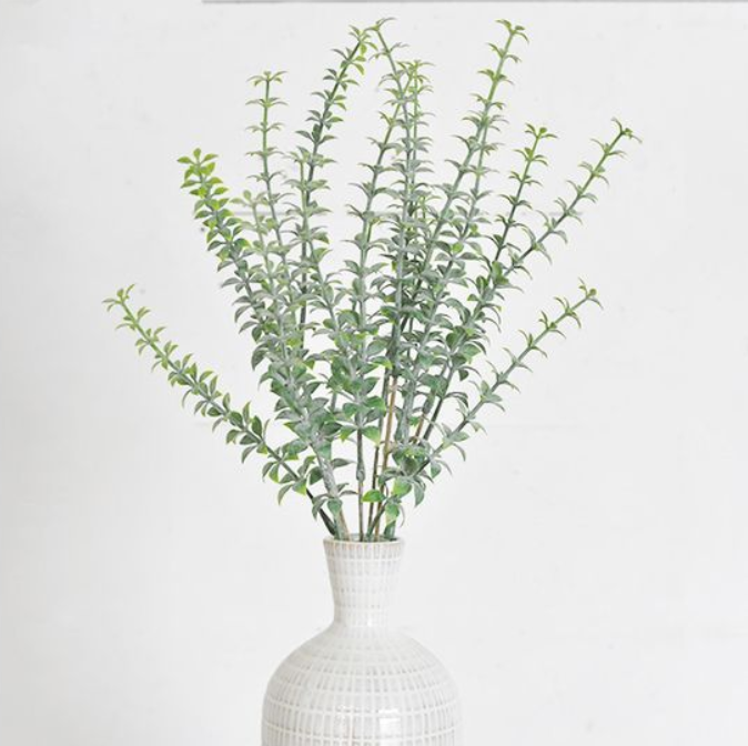 Stem Tiny Leaf Bunch, Feathered Farmhouse