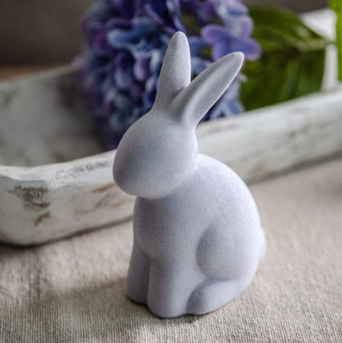 Flocked Bunny, Feathered Farmhouse