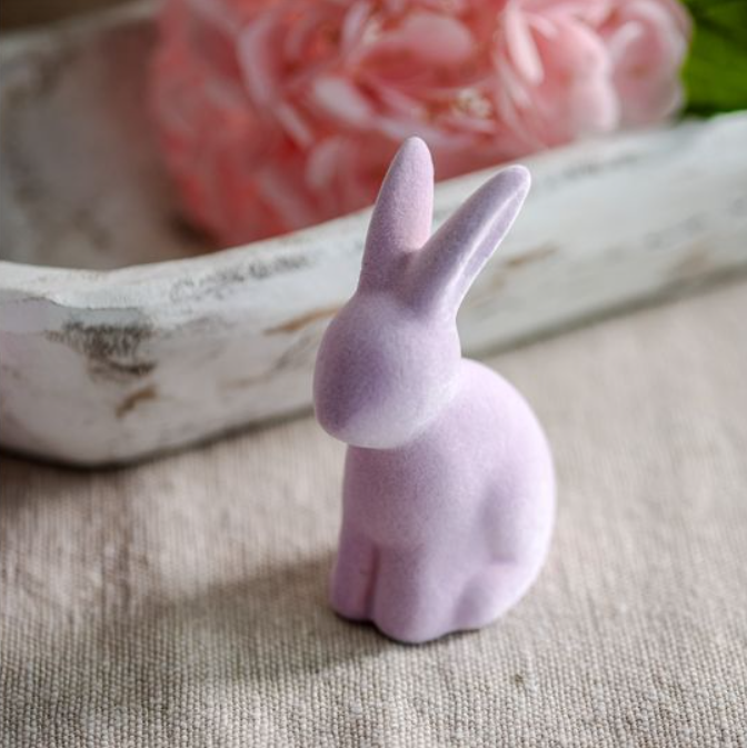 Flocked Bunny, Feathered Farmhouse