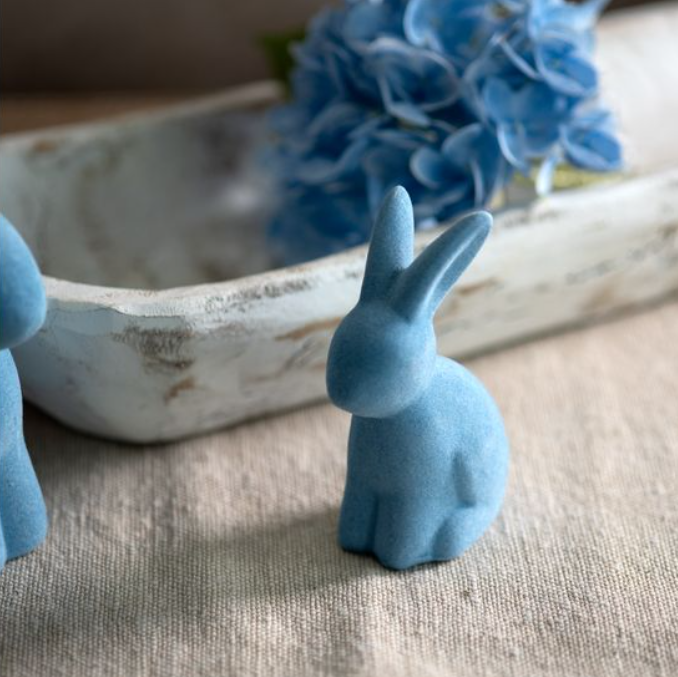 Flocked Bunny, Feathered Farmhouse