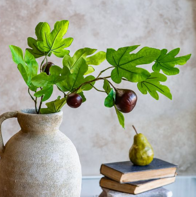 Single Fig Spray, Feathered Farmhouse
