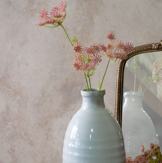 Pink Queen Anne's Lace Stem, Feathered Farmhouse