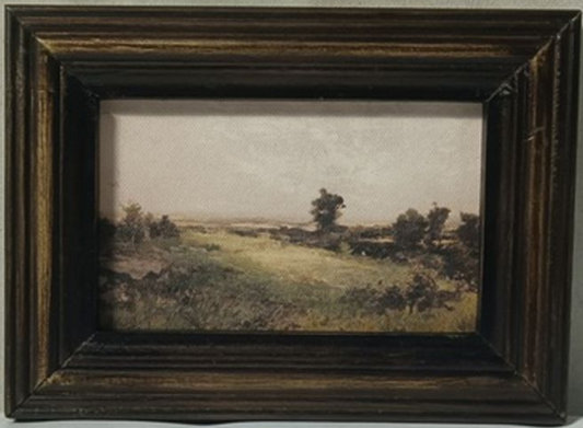 Landscape Canvas Wall Art, Feathered Farmhouse