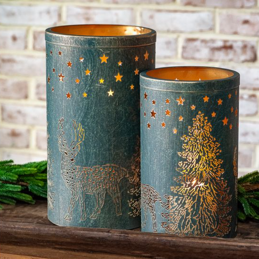 Forest Deer Design Lantern