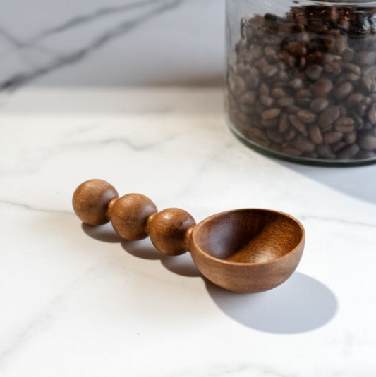 Acacia Wood Scoop, Feathered Farmhouse