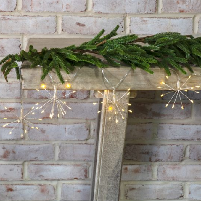 String Burst LED Lights, Feathered Farmhouse