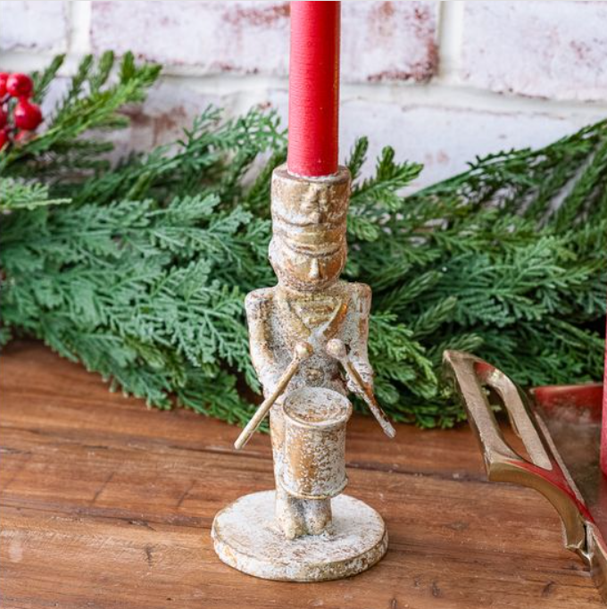 Drummer Boy Decor, Feathered Farmhouse