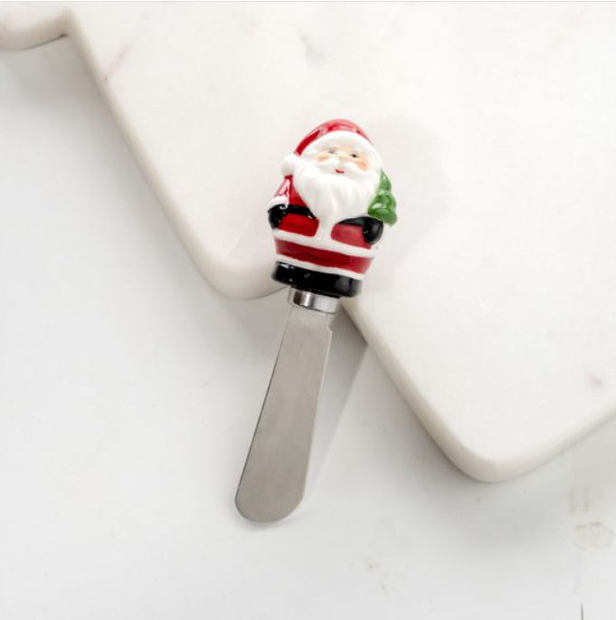 Jolly Santa Spreading Knife, Feathered Farmhouse