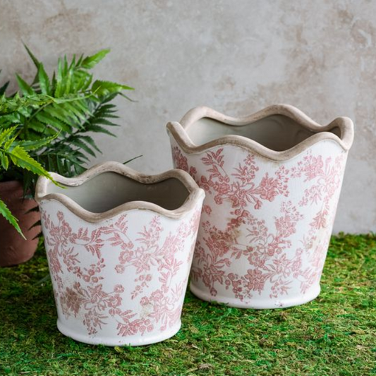 Rose Heirloom Planter, Feathered Farmhouse
