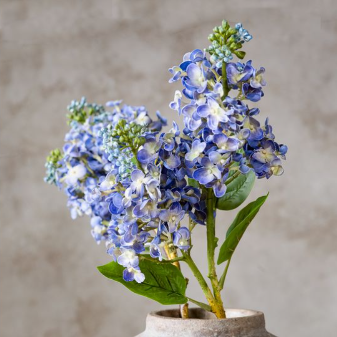 Purple Cone Hydrangea Stem, Feathered Farmhouse