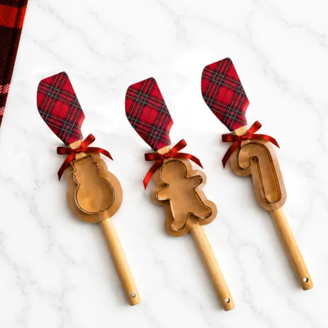 Holiday Spatula & Cookie Cutter, Feathered Farmhouse