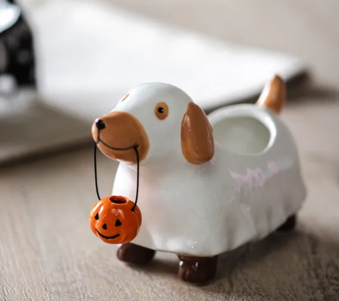 Ghost Dog Decor, Feathered Farmhouse