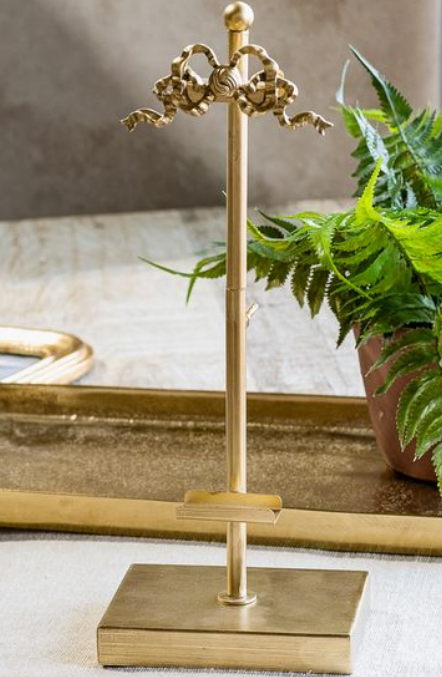 Gold Bow Easel, Feathered Farmhouse