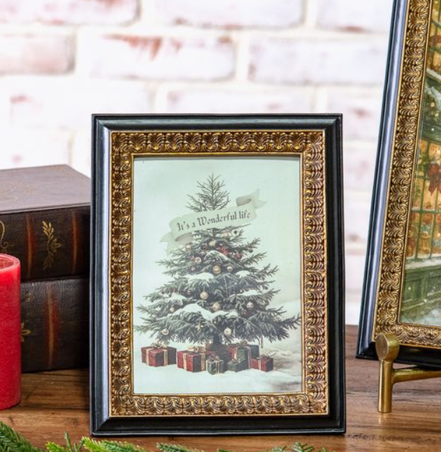 Christmas Tree Photo Frame, Feathered Farmhouse