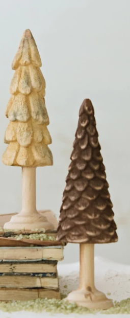 Carved Wood Tree, The Feathered Farmhouse