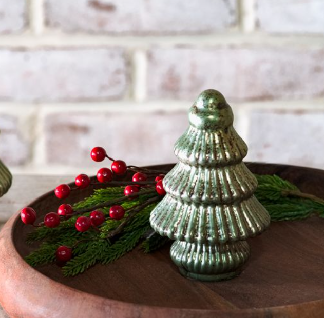 Verdigris Glass Tree, The Feathered Farmhouse