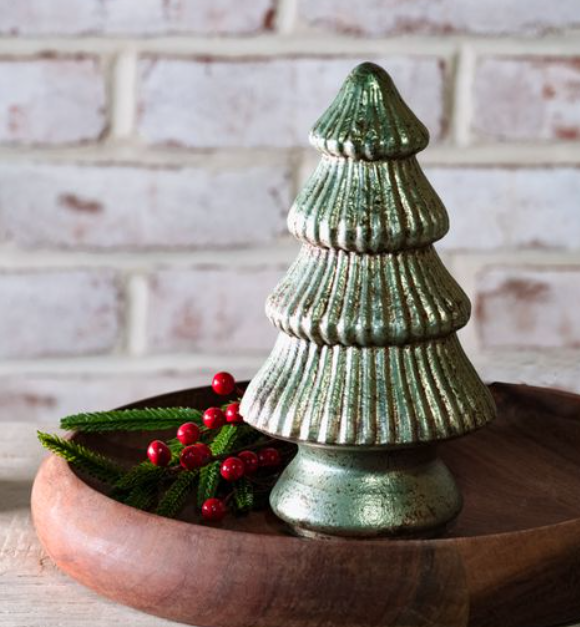 Verdigris Glass Tree, The Feathered Farmhouse