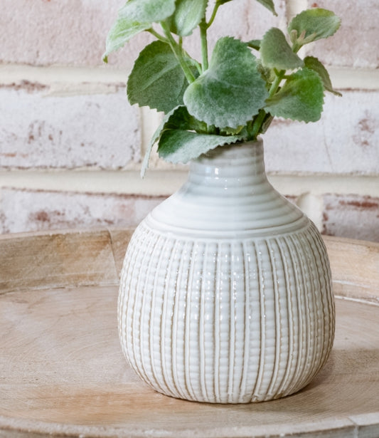 White Bud Vase