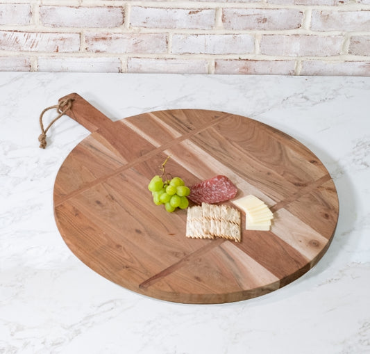 Round Wood Serving Board