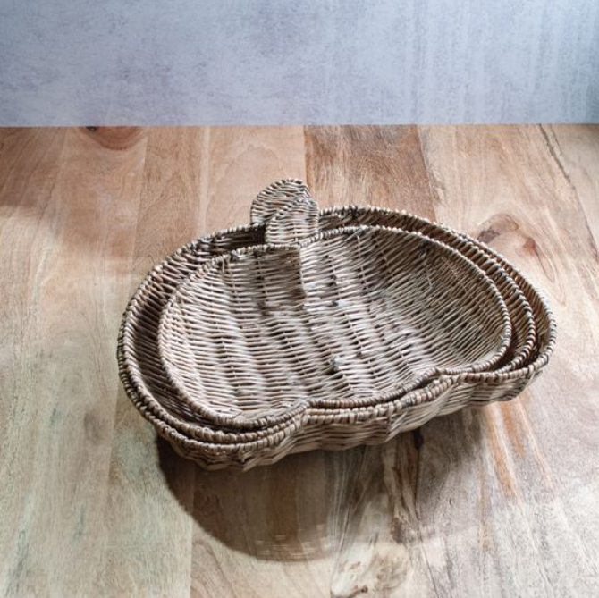 Willow Pumpkin Basket, Feathered Farmhouse