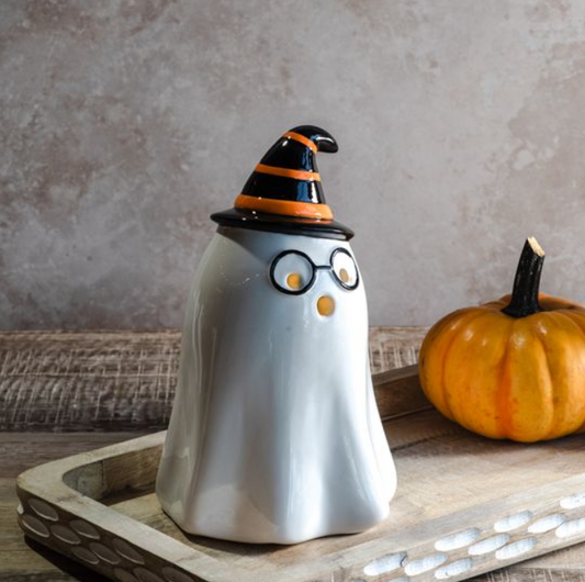 Ceramic Eyeglass Ghost, Feathered Farmhouse