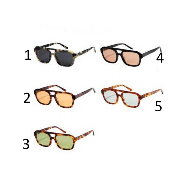 Oversized Frame Sunglasses, Feathered Farmhouse