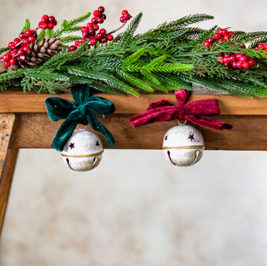 White & Gold Jingle Bell