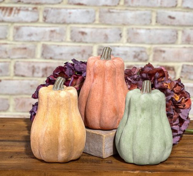 Fall Ceramic Gourds