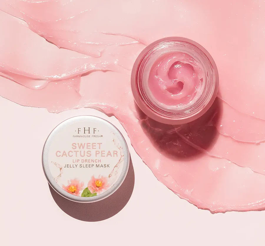 Sweet Cactus Pear Lip Drench Jelly Sleep Mask, Feathered Farmhouse