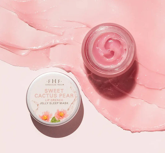 Sweet Cactus Pear Lip Drench Jelly Sleep Mask, Feathered Farmhouse