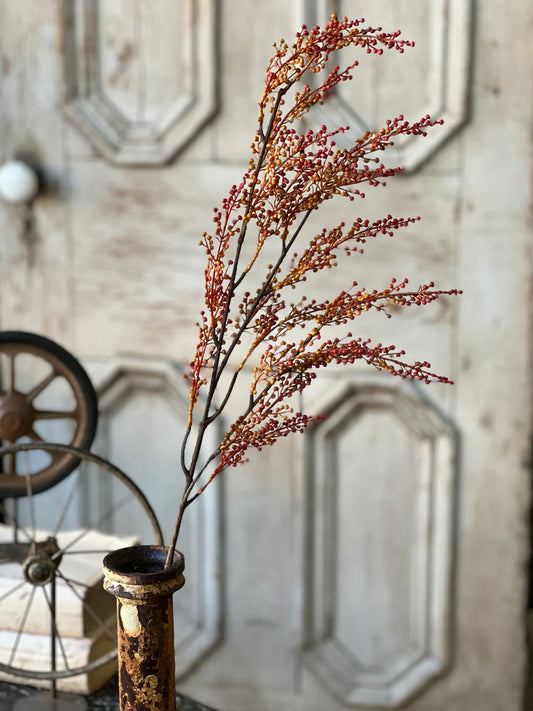 Torchlight Berries Spray, Feathered Farmhouse