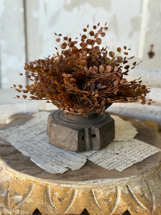 Cider Leaves Orb, Feathered Farmhouse