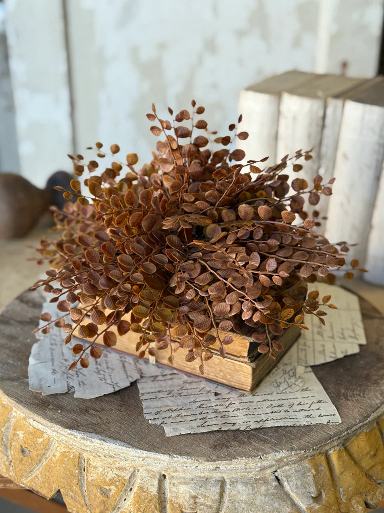 Cider Leaves Orb, Feathered Farmhouse