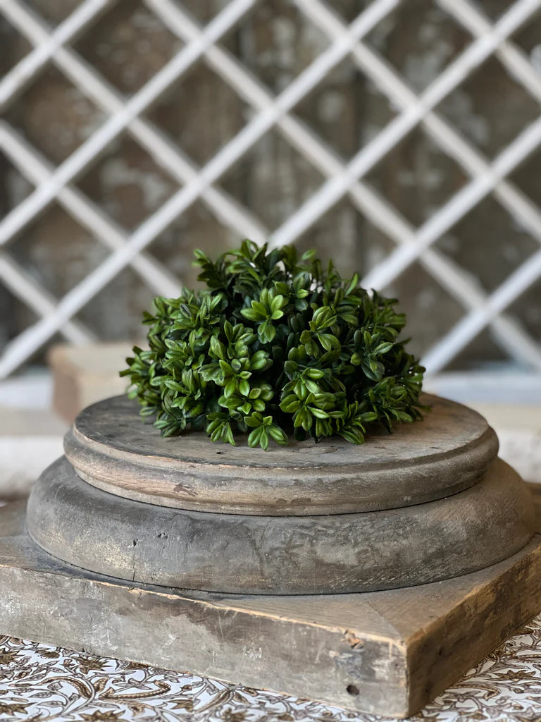 Galilee Boxwood Orb, Feathered Farmhouse